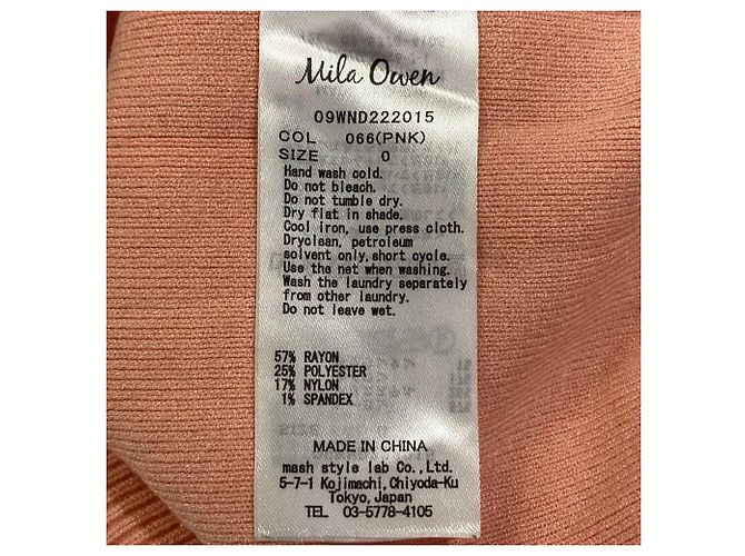 Autre Marque Mila Owen Cárdigan de punto con cuello en V Rosa - vista 6