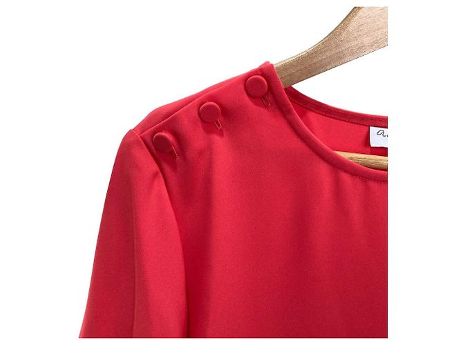 Autre Marque agnes b. Kleid mit ausgestellten Ärmeln Pink - Ansicht 2