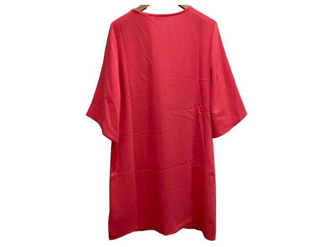 Autre Marque agnes b. Kleid mit ausgestellten Ärmeln Pink - Ansicht 3