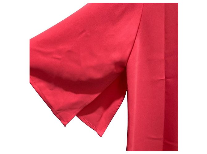 Autre Marque agnes b. Kleid mit ausgestellten Ärmeln Pink - Ansicht 4