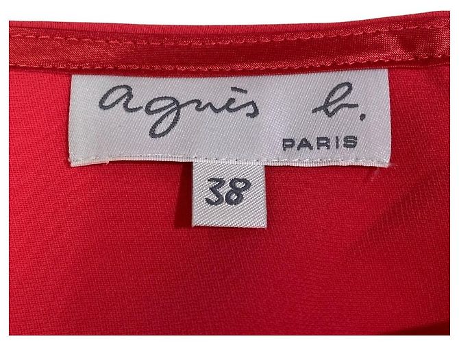 Autre Marque agnes b. Kleid mit ausgestellten Ärmeln Pink - Ansicht 5
