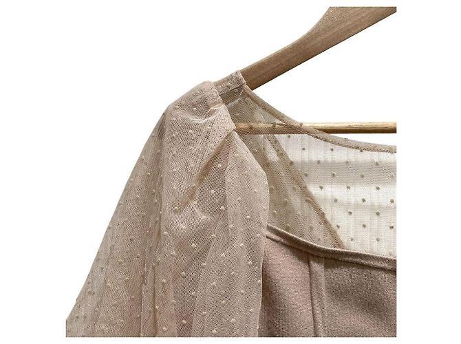 Autre Marque Snidel Knit Dress Beige - view 2