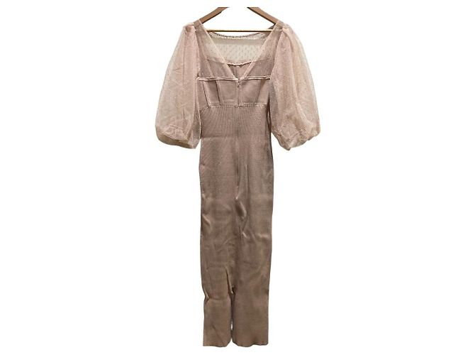 Autre Marque Snidel Knit Dress Beige - view 5