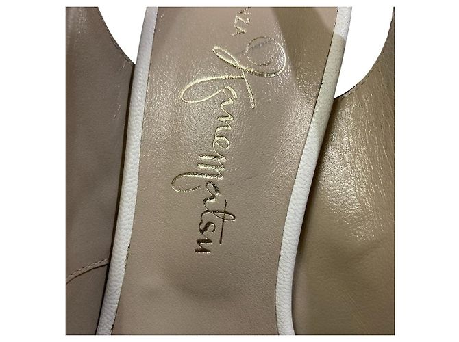 Autre Marque Sandales à talons hauts en python GINZA Kanematsu Marron Noir - vue 17
