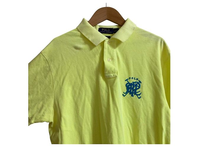 Polo Ralph Lauren Polo de Piqué Amarillo - vista 3