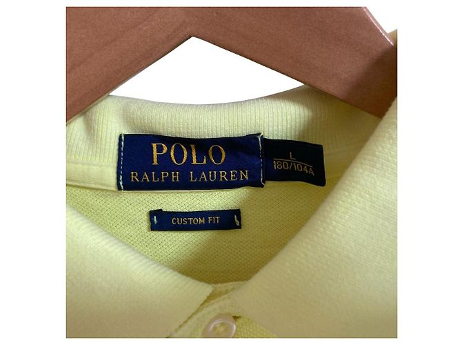 Polo Ralph Lauren Polo de Piqué Amarillo - vista 4