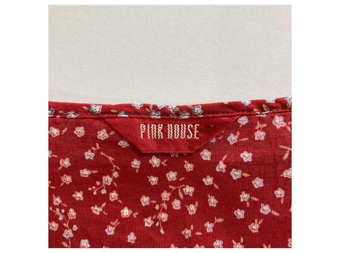 Autre Marque PINK HOUSE Langarmbluse mit Rüschen und Blumenprint Rot - Ansicht 5