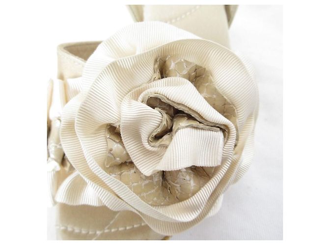 Autre Marque Sandali con cinturino a fiore COTOO Bianco - vista 11