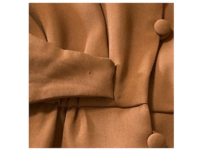 Autre Marque Tocca ärmelloses Kleid mit Schleife und Raffung Braun - Ansicht 10