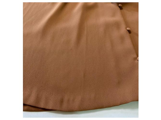 Autre Marque Tocca ärmelloses Kleid mit Schleife und Raffung Braun - Ansicht 7