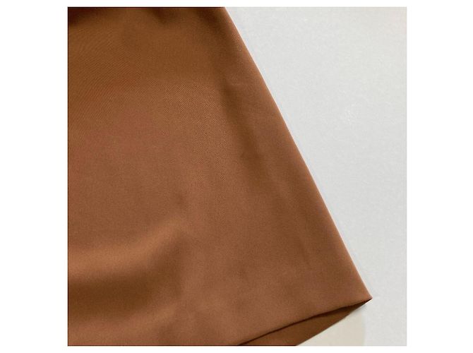 Autre Marque Tocca ärmelloses Kleid mit Schleife und Raffung Braun - Ansicht 9