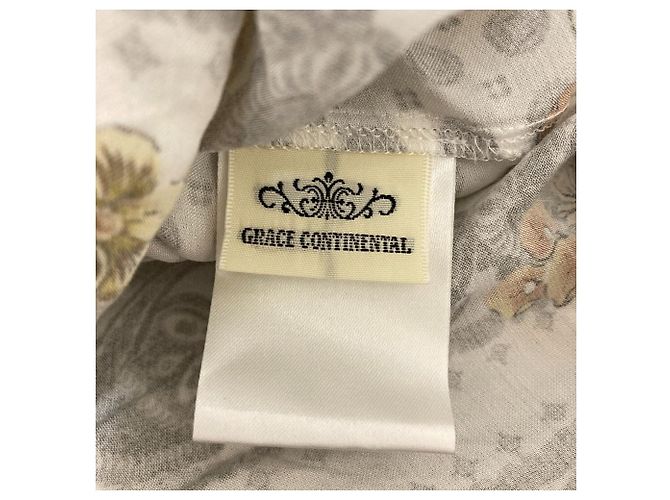 Autre Marque Camicia in rayon a stampa floreale GRACE CONTINENTAL Bianco - vista 3