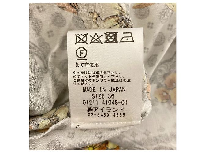 Autre Marque Camicia in rayon a stampa floreale GRACE CONTINENTAL Bianco - vista 5