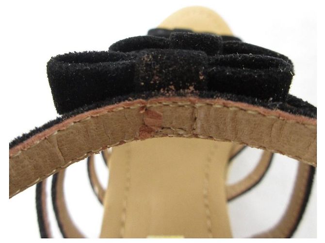 Autre Marque PINK HOUSE Espadrille Gladiator Sandalen Schwarz - Ansicht 13