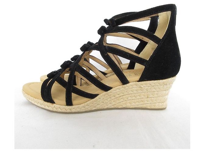 Autre Marque PINK HOUSE Espadrille Gladiator Sandalen Schwarz - Ansicht 2