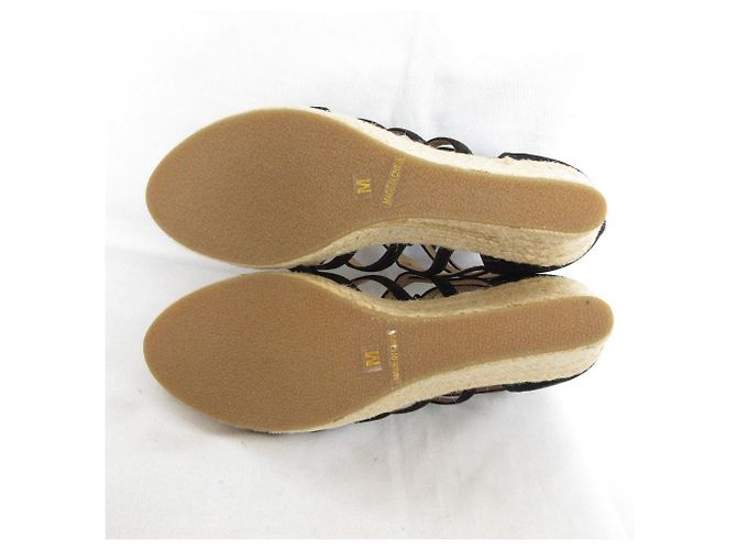 Autre Marque PINK HOUSE Espadrille Gladiator Sandalen Schwarz - Ansicht 5