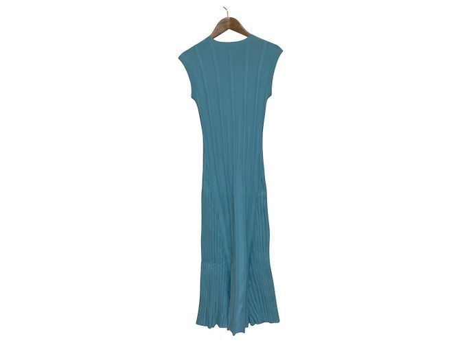 Autre Marque Vestido sin mangas de punto exclusivo CINOH STUDIOUS Azul Azul claro - vista 2