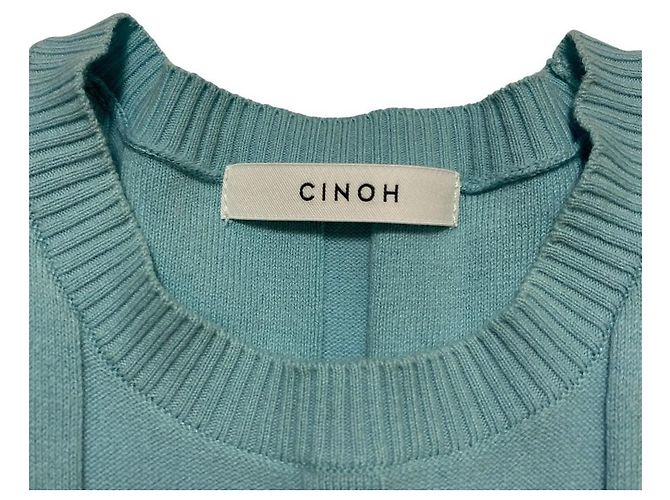 Autre Marque Vestido sin mangas de punto exclusivo CINOH STUDIOUS Azul Azul claro - vista 5