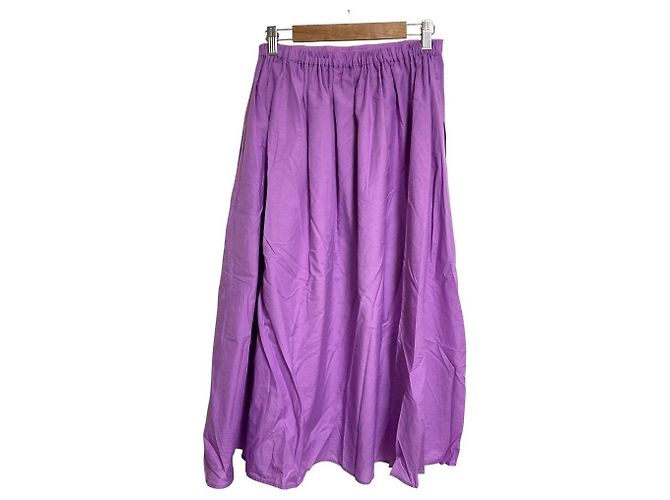Autre Marque SALON adam et rope Gathered Easy Skirt Púrpura - vista 2