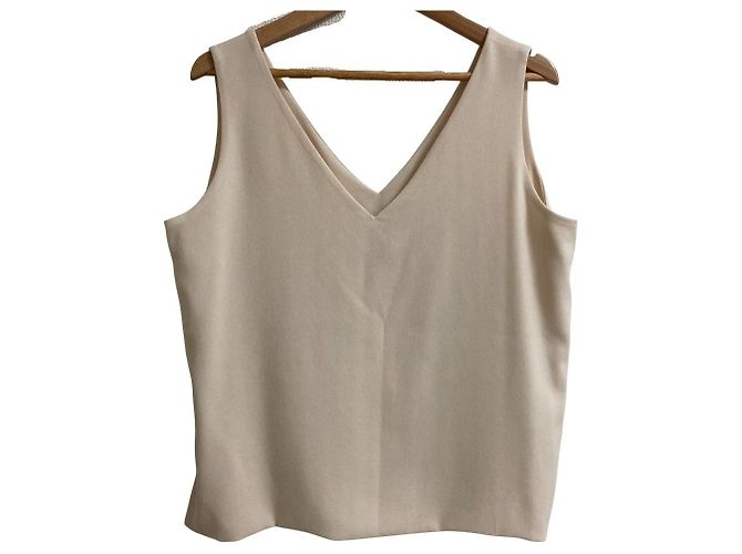 Autre Marque GREED International Embroidery Lace Layered Cutsew Beige - vista 6