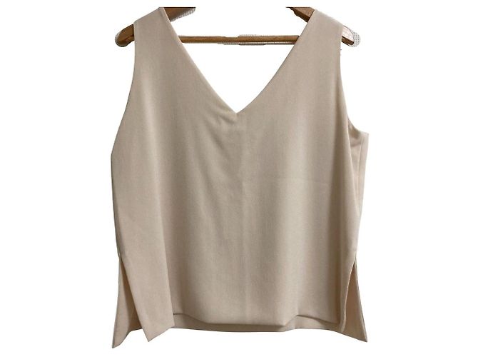 Autre Marque GREED International Embroidery Lace Layered Cutsew Beige - vista 8