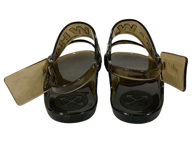 Off White Sandales à semelle Jelly OFF-WHITE Noir - vue 5