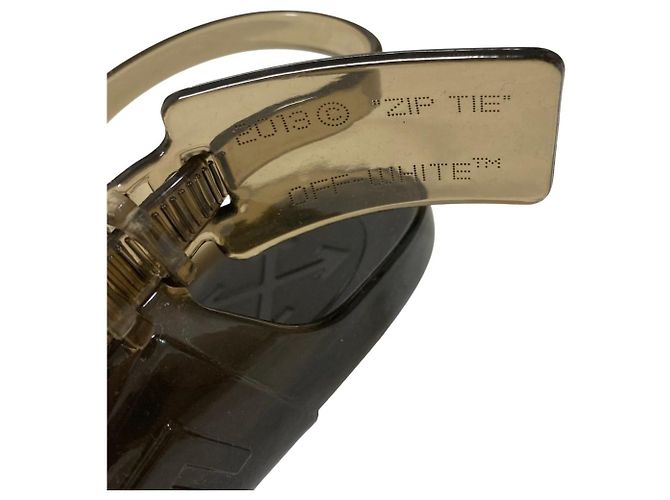 Off White Sandales à semelle Jelly OFF-WHITE Noir - vue 7