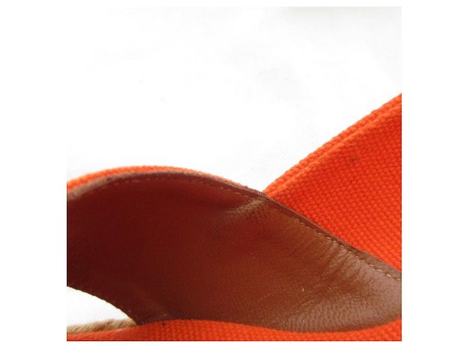 Tory Burch FILIPA Espadrille Wedge Pumps Naranja - vista 11