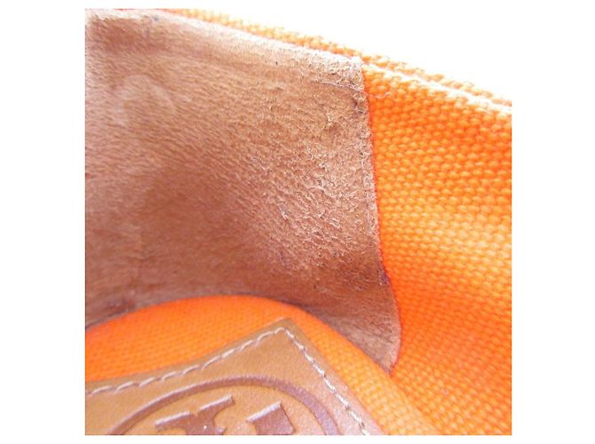 Tory Burch FILIPA Espadrille Wedge Pumps Naranja - vista 15