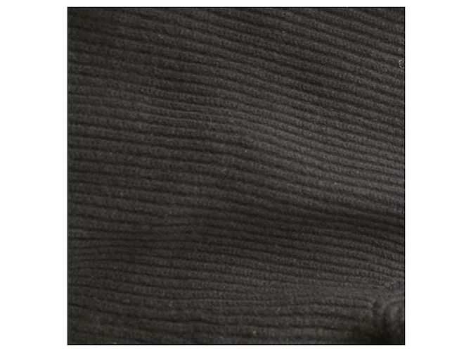 Autre Marque Pull en maille côtelée col V AP STUDIO Noir - vue 6
