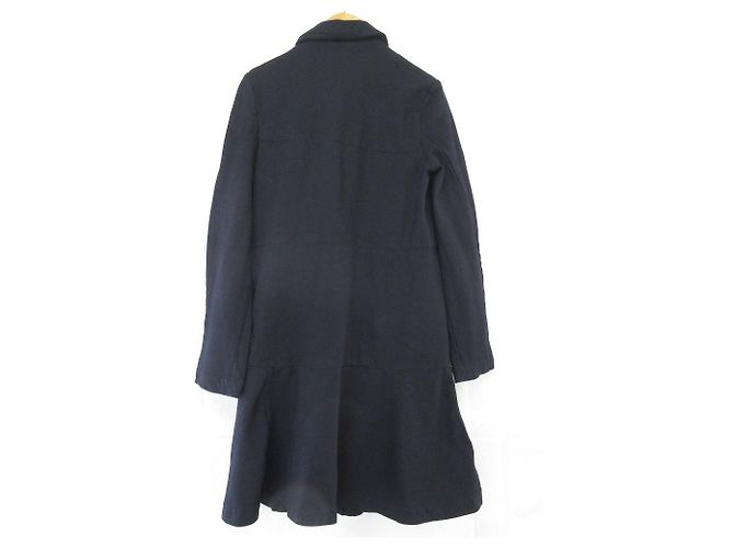 Cappotto a collo rotondo COMME des GARCONS Blu Blu navy - vista 2