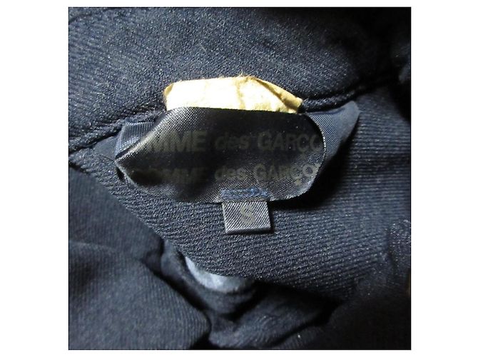 Cappotto a collo rotondo COMME des GARCONS Blu Blu navy - vista 6