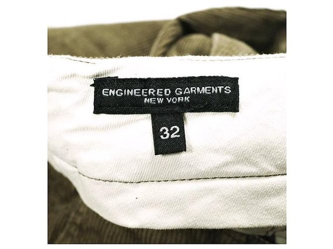 Autre Marque Engineered Garments Ground Pant 8W Corduroy Pants Marrone Cachi - vista 7