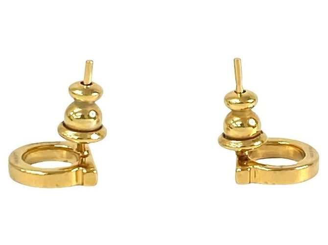 Salvatore Ferragamo Gancini Ohrringe Golden - Ansicht 3