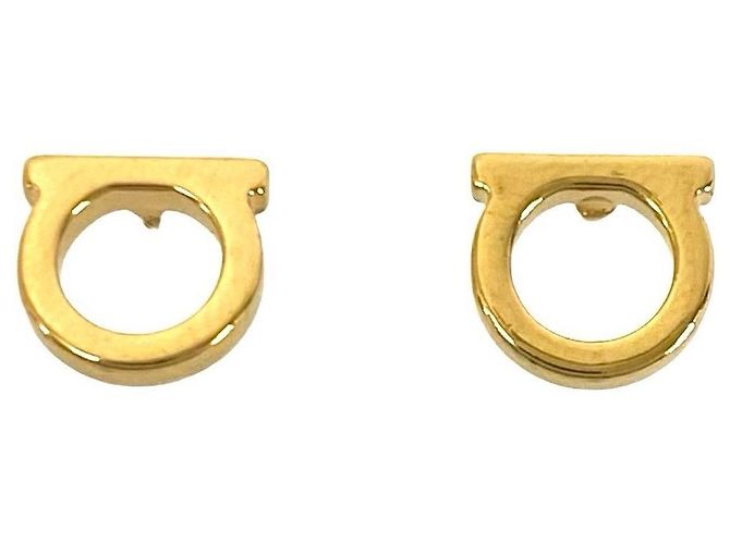 Salvatore Ferragamo Gancini Ohrringe Golden - Ansicht 5