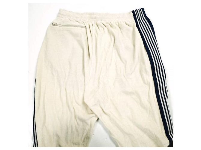 Autre Marque Needles Narrow Track Pant C/Pe Velour Pants Beige Blu navy - vista 4