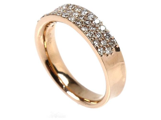Autre Marque Anello in oro rosa Au750 e diamanti D'oro - vista 2