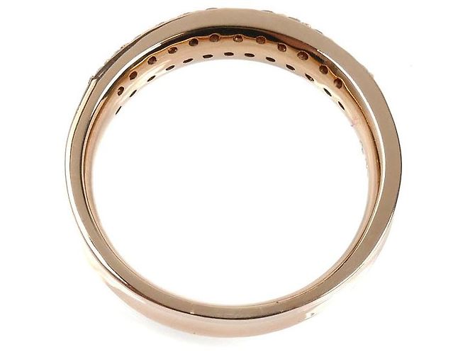 Autre Marque Anello in oro rosa Au750 e diamanti D'oro - vista 4