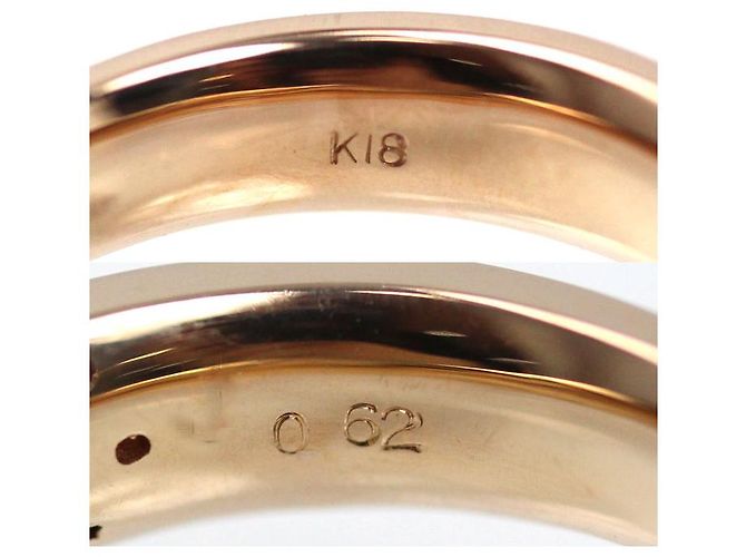 Autre Marque Anello in oro rosa Au750 e diamanti D'oro - vista 5