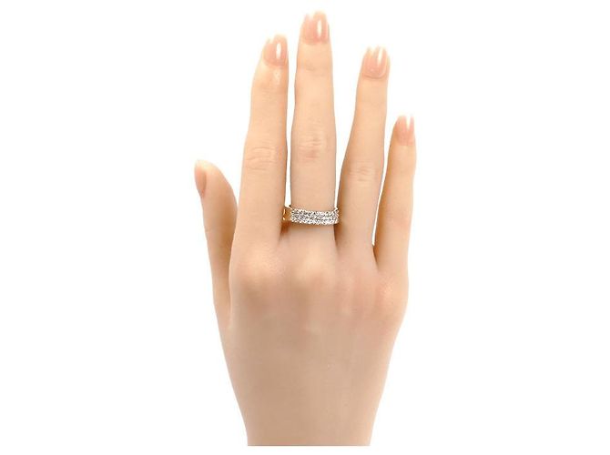 Autre Marque Anello in oro rosa Au750 e diamanti D'oro - vista 7
