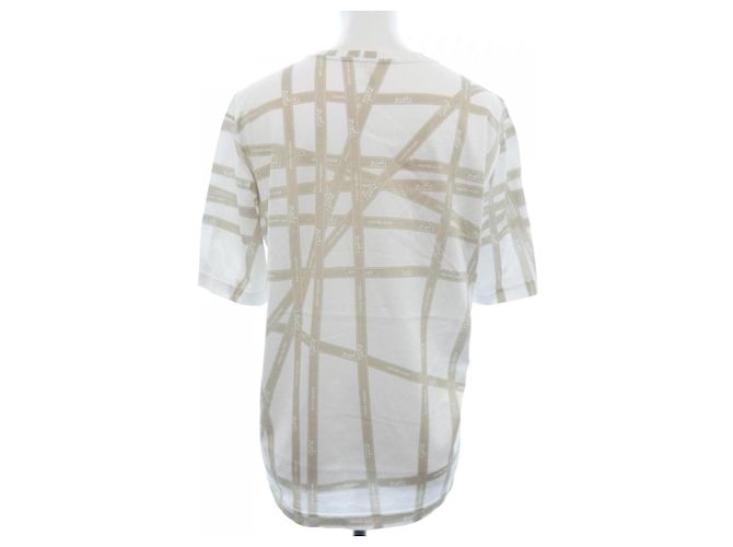 T-shirt de algodão Hermès Bolide du Cheval L Branco - vista 2