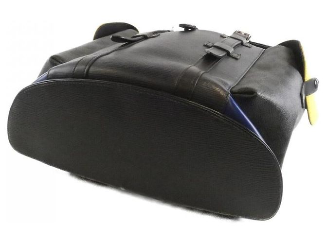 Louis Vuitton Christopher Epi Damier Graphite Coated Canvas Calf Rucksack Braun - Ansicht 3