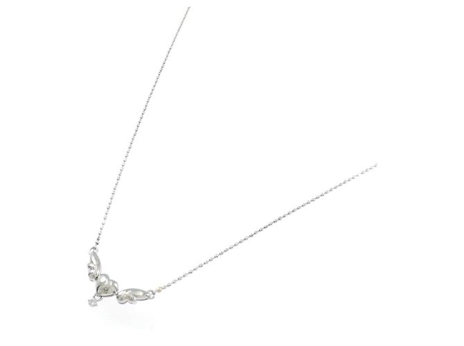 Autre Marque Collana in platino e diamanti Argento - vista 2