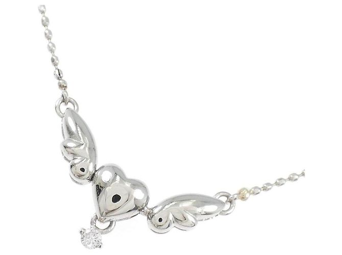 Autre Marque Collana in platino e diamanti Argento - vista 3