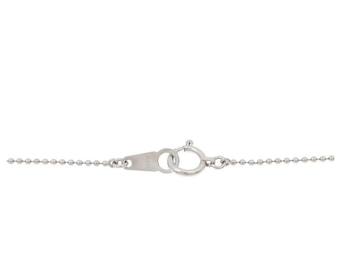 Autre Marque Collar de platino y diamantes Plata - vista 5