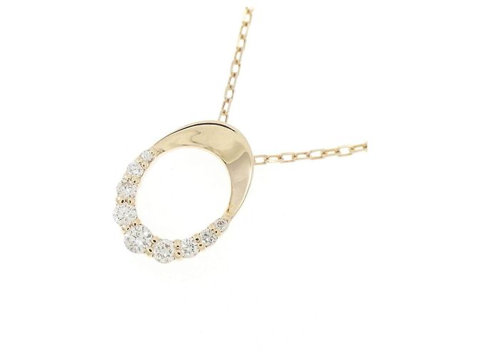 Autre Marque Collana in oro giallo K10 e diamanti D'oro - vista 3
