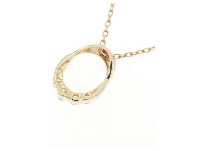 Autre Marque Collana in oro giallo K10 e diamanti D'oro - vista 4