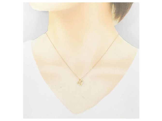 Autre Marque Collana Cuore Diamante Au750 D'oro - vista 6