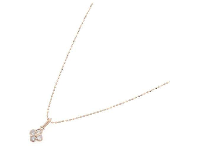 Autre Marque Collar K10 Pink Gold Diamond Rosa - vista 2