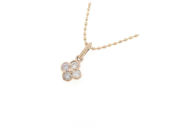 Autre Marque Collar K10 Pink Gold Diamond Rosa - vista 3